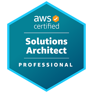 AWS Certified Solutions Architect Professional badge